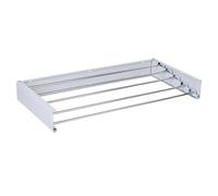 T-LoVendo - Tendedero de Pared Plegable Extensible retractil. para Interior o Exterior. Alta Capacidad de Carga 30kg. Antioxido. Ahorra Espacio. 80cm.