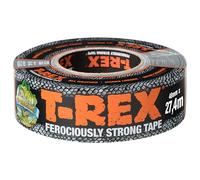 T-REX 821-00 Cinta de blindaje extra fuerte - Cinta textil impermeable para reparaciones en interiores y exteriores - Cinta adhesiva versátil - 48mm x 27,4mm
