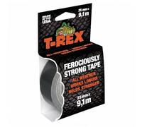 T-Rex 821-25 Cinta americana - Cinta de blindaje extremadamente fuerte, cinta impermeable de reparación para interior y exterior, cinta adhesiva de reparación y fijación, 25mm x 9,10m