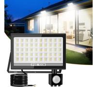 T-SUN 100W 10000LM Foco LED con Sensor Movimiento, 6000K, IP66, 200LEDs