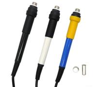 T12-907 Mango acabado para T12-Para estación de soldadura digital OLED/LED, diseño de 4 núcleos, agarre de repuesto Plug and Play, compatible con (negro)