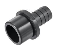 TA-Vigor - Adaptador de tubo recto de PVC de 20 mm x 32 mm, conector de manguera para manguera de agua, riego, jardín, tuberías de fontanería, 1 unidad, color negro
