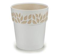 Taberseo Maceta Plástico, 30 cm, Cloe Blanca