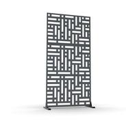 Tabique bernalda con diseño atractivo acero 180x90x40cm - antracita [casa.pro]