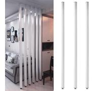 Tabique Divisor de ambientes de Piso a Techo, Separador de Listones de Aluminio, Columna divisoria de decoración Moderna para Pasillo, baño, Cocina y apartamento