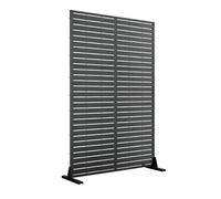 Tabique nordepp acero galvanizado 180x120x40 cm - antracita gris [casa.pro]