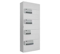 Tabla 4 filas preequipadas 1 inter. diff. 63A tipo AC + 1 inter diff 63A tipo A + 2 inter. diff. 40 A tipo AC + 16 disyuntores