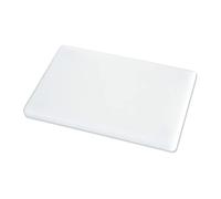 Tabla Cortar Polietileno 35x25x1,5 cm. Color Blanco