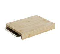 Tabla cortar set 2 bambu inox 28x21,5x4,2 bandeja El mejor complemento para tu hogar.