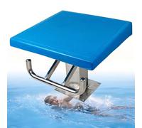 Tabla de buceo de piscina resistente, cara de goma antideslizante, carga de 600 libras, inclinación de 15° para soporte de salto de piscina
