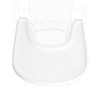 Tabla de comedor de silla alta compatible con sillas Stokke Tripp Trapp, negro mate, mesa de silla alta no apta para tazas de succión, sin bisfenol A (blanco mate)