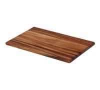 Tabla de cortar 26 x 16,5 cm, marrón, madera, Continenta