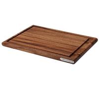 Tabla de cortar 43 x 29 cm, marrón, madera de acacia, Continenta
