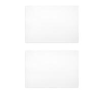 Tabla de Cortar Acrílica, 2 Tablas de Cortar de 12.6 X 8.9 para Encimera de Cocina, Bandeja de Encimera Transparente Pequeña Antideslizante con Cinta, Apta para Lavavajillas