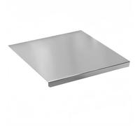 Tabla de Cortar de Acero Inoxidable 30x40 cm, Tabla de Cocina para Amasar con Borde de 2 cm, Protector Encimera, para Bar y Restaurante (30x40 cm)