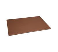 Tabla de cortar de baja densidad Hygiplas J256, 450 mm x 300 mm x 12 mm, color marrón