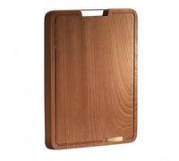 Tabla de cortar de madera gruesa para cocina diseñada para manejar tareas de corte resistentes y servir ligeras (36 x 24 cm)