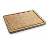 Tabla de cortar GREEN TOOL 39 x 28 cm, con ranura para líquidos, bambú, Eva Solo