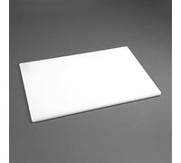 Tabla de cortar Hygiplas antibacteriana de baja densidad, blanca, 450 x 300 x 10 mm para leche.