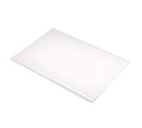 Tabla de cortar Hygiplas color blanco extragruesa de alta densidad, 25 x 450 x 300 mm