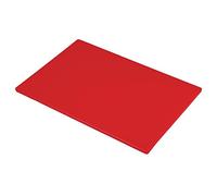 Tabla de cortar Hygiplas J255, de baja densidad, color rojo