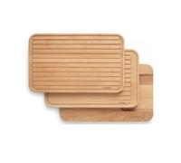 Tabla de cortar, juego de 3 piezas, marrón, madera, Brabantia