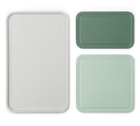 Tabla de cortar, juego de 3 piezas, verde, plástico, Brabantia