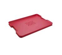 Joseph Joseph – Tabla de cortar Cut&Carve Plus – Multifunción, antideslizante, apta para lavavajillas – Roja
