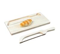 Tabla De Cortar Pan Con Utensilios De Hornear Grandes