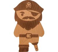 Tabla de cortar para alimentos "Pirate" de OTOTO, con cuchillo incluido