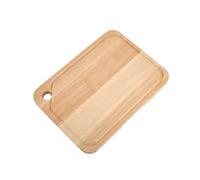 Tabla de cortar rectangular de bambú para verduras, frutas, salami - Tabla de cocina multiusos para cortar y servir aperitivos, pan, verduras, queso - Bandeja de bambú con ojal