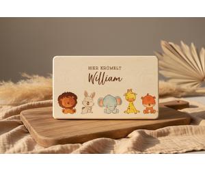 Tabla de desayuno de segunda categoría personalizada con el nombre "William"