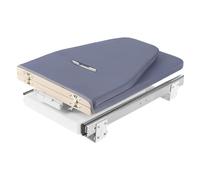 Tabla de planchar extensible de 180°, tabla de planchar de Ironing Board plegable, tamaño mediano, armario extraíble para guardar en el armario, cubierta de tela extraíble, tabla de planchar