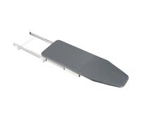 Tabla de planchar extensible, rotación de 180°, para armario, plegable, tabla de planchar en el armario, color gris