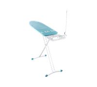 Tabla de planchar - Leifheit Air Board Express M Solid, 120 x 38 cm, Regulable en altura (76 100 cm), Bandeja fija, Azul