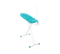 Tabla de planchar - Leifheit Air Board M Solid, 120 x 38 cm, Regulable en altura (76 100 cm), Turquesa