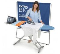 Tabla de Planchar Premium Plancha Ropa Grande Plegable Centro Planchado Profesional - Superficie Planchado 130x47cm - Hecho en E.U