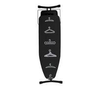 Tabla de Planchar StarVIP - Superficie 125x41 cm, Ligera, Plegable, Estable, Altura Regulable 95 cm, Patas Antideslizantes, Soporte plancha Retráctil, Funda Algodón 100%, Ideal Hogar, Fabricada Europa