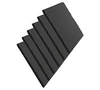 Tablas de Pizarra Premium | Platos de Piedra Negra para Aperitivos | Bandejas de Sushi y Tapas | Estilo Moderno | Resistente al Desgaste| Ideal para cualquier Evento | 30x30x0.6 cm | 6 Unidades