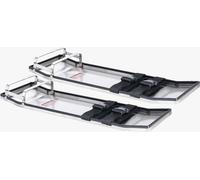 Tablas de rodillos para hormigón de acero inoxidable, 71 cm x 20 cm. Rodillos para hormigón, tablas para rodillas, protectores para rodillas para trabajar con hormigón. Juego de rodillos para facilita