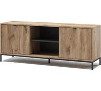 Tablero bajo Vicco Eliza Roble vikingo 150 x 60 cm con 2 puertas, Model 56403
