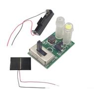 Tablero de control de luz solar para lámpara de botella, soporta paneles solares de 2 V, modos LED duales, controlador de alta eficiencia, 25 x 15 mm, PCB compacto, ABS verde, LED de color blanco