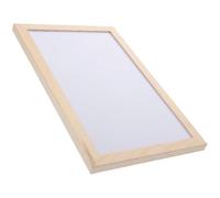 Tablero de Corcho Blanco para Mensajes, Fotos y Notas, Pared | Marco Ligero de Madera, Escribir y Dibujar, Clavos y Corchos, para Aula, Sala y Oficina