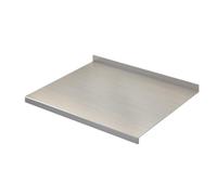 Tablero de corte de metal -Acero inoxidable Junta de corte con | L en forma de doble cara segura | Encimera de acero inoxidable Çutting B́oard | For Meat, Frutas, Bread, Dough, Pastry