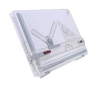 Tablero de Dibujo A3, Mesa de Luz Dibujo Tablero de dibujo con Movimientos Paralelos y Reglas de Ángulo Ajustables, Acción de Bloqueo/desbloqueo Stop And Go para Trabajos de Oficina Profesionales