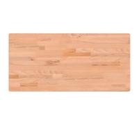 Tablero de escritorio de madera maciza de haya, 115 x 55 x 2,5 cm, parte | Acabado lacado, fácil limpieza, grano recto, para oficina y comedor, patas no incluidas