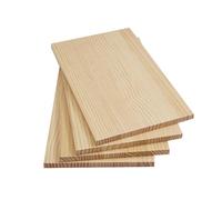 Tablero de madera de pino para proyectos de bricolaje, bloque de madera amarillo claro para estanterías y mesas múltiples (2 cm de grosor, 100 cm x 50 cm)