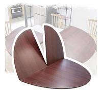 Tablero De Mesa Plegable Redonda Grande, Mesa Temporal Plegable | Mesa Extensible De Madera Ahorra Espacio Sin Patas(Red,200cm/79in)