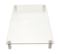 Tablero de Trabajo de Vidrio Templado para Cuentas, 40x23,5x4cm | Vidrio y Metal, Guías Premedidas, Superficie Lisa y Estable, Uso en Hogar y Talleres