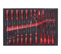 Tableros de herramientas juego de destornilladores, para A x P 536 x 410 mm